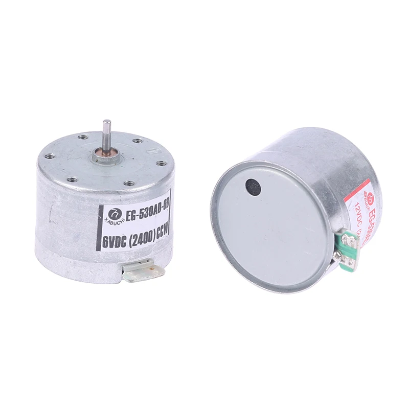 530 Recorder Motor 6/9/12V DC Mini Motor EG 530AD 2F 2B 6B 6F 9B 9F 2400RPM CD DVD Player Forward Revers Motor Recorder Motor