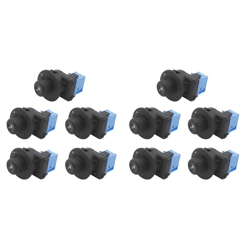 

10X Car Electric Rearview Mirror Control Switch Button Rearview Mirror Knob Switch For Citroen C3 11Pin 6545.KS 6545KS