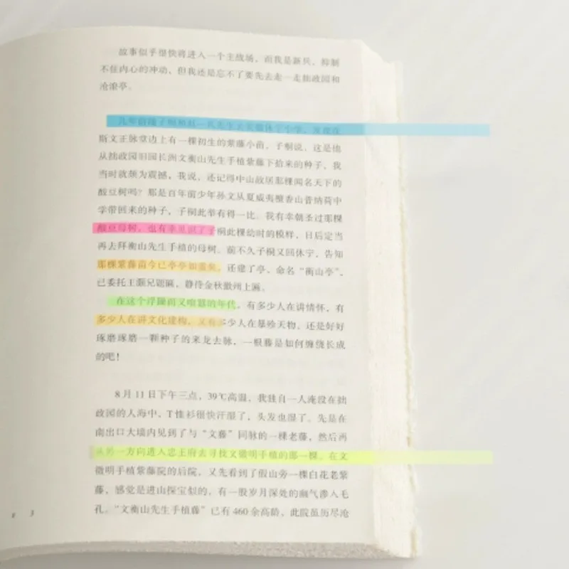 300 Stück Lesehilfe-Highlight-Aufkleber, transparent, fluoreszierend, Index-Tabs, Flaggen, Schreibwaren, Schule, Bürobedarf – Detail 13