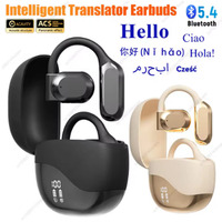 for TCL 20 Pro Meizu M5 Note  Hisense E22 TWS Language Translation Earphones Real-Time Instant Earbud Smart Translate Headphone