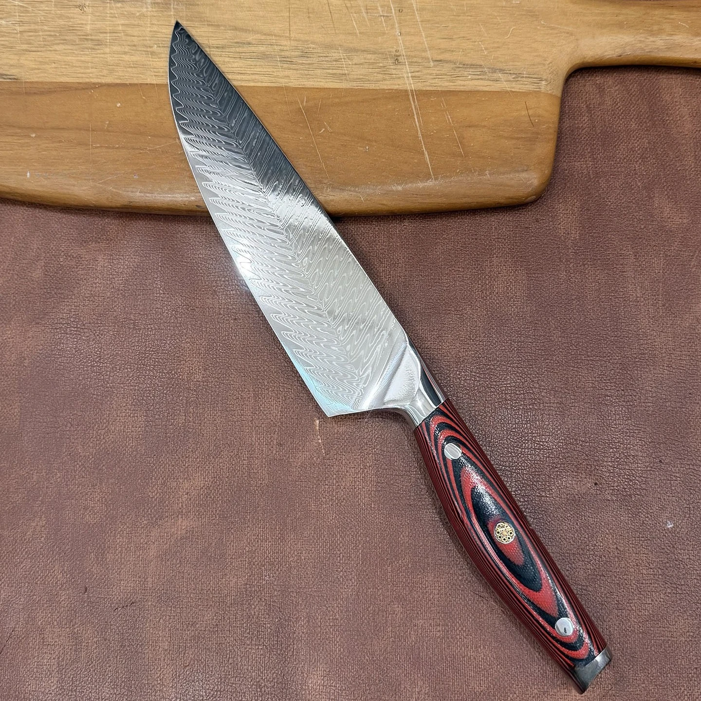 RHON Japanese Gyuto Knife 8inch 67Layer VG10 Damascus Steel G10 Handle Chef's Kitchen Slicing Utility Vegetable Cutting Knives