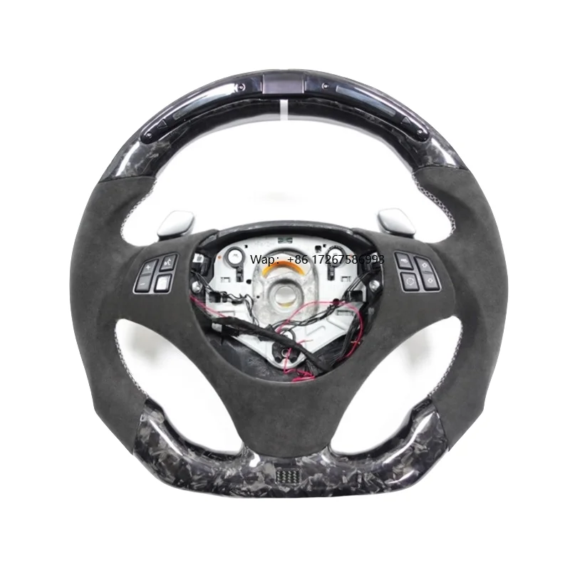 

E Series Carbon Fiber Steering Wheel 2009-2012 E90 E92 E93 E87 M Sport Design Durable Heat Resistant Sweat Absorption