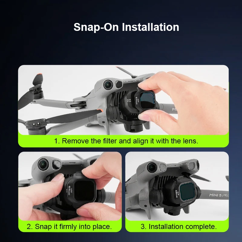 

Lens Filter for DJI Mini 5 Pro CPL ND Filters Set,Lens Polarizer Filters,Multi-Coated Top Optical Glass Filter Drone Camera Lens