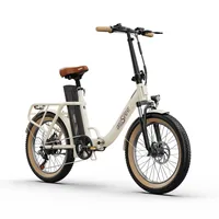 ONESPORT OT16-2 EU Standard 250W Electric City Bike 20 Inch Folding E-Bike 48V 17Ah Removable Battery Disc Brake