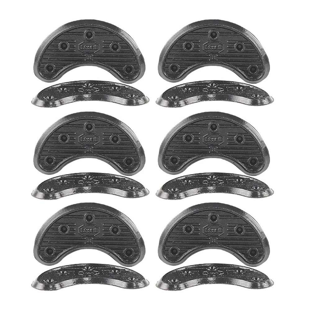 

10Pairs Horseshoe Anti-Slip Sole Stickers Durable Non-Slip Shoe Heel Repair Pads Protectors for Boots Sandals