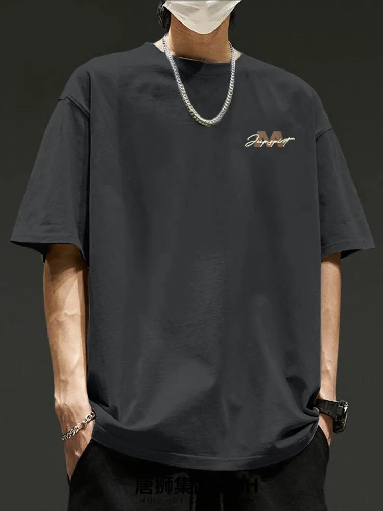 

Summer Jeep T-shirt Men's Summer Cotton Trend Printing Loose Casual Simple Versatile Short Sleeve Men's Clothes Fashion casual