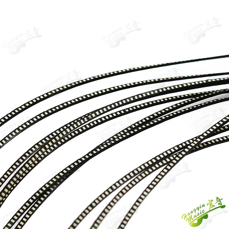 20Pcs 400mm Guitar Binding Flexible Purfling Inlay Decorative line around guitar For Guitar Ukulele Mandolin