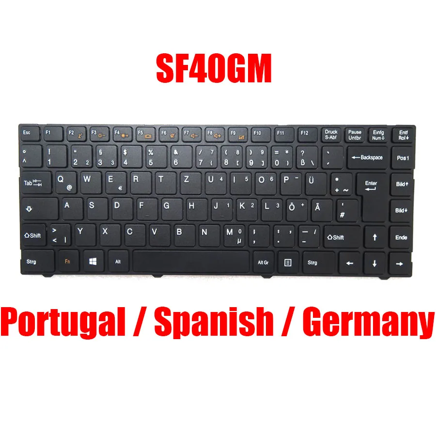 

GR PO SP Laptop Keyboard For ECS SF40GM 82-382PXB8002 82-382PXB8013 82-3B2PXB8007 Portugal Spanish Germany Black New