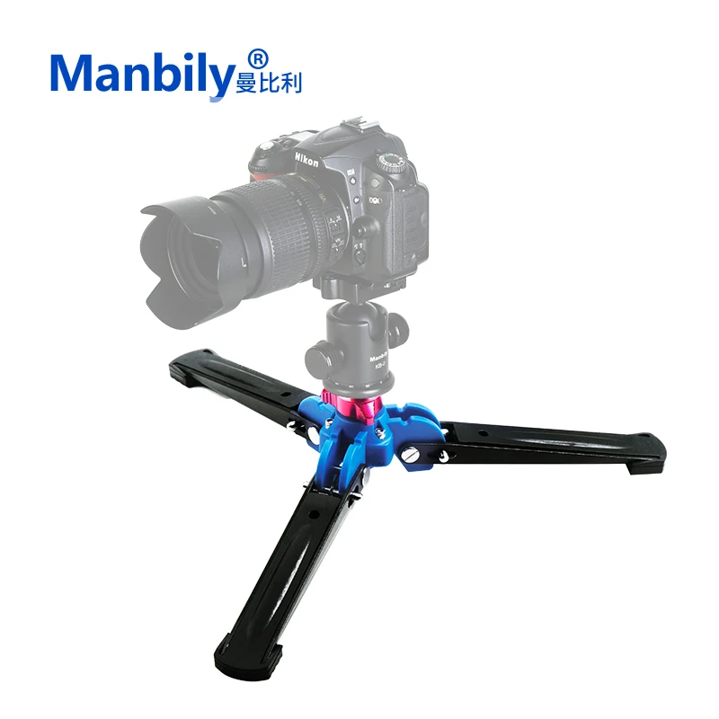 Manbily Universal Monopod Tripod Stand Base Bracket  Photography  For DSLR Camera Ball head Monopod 3 Legs 3/8\