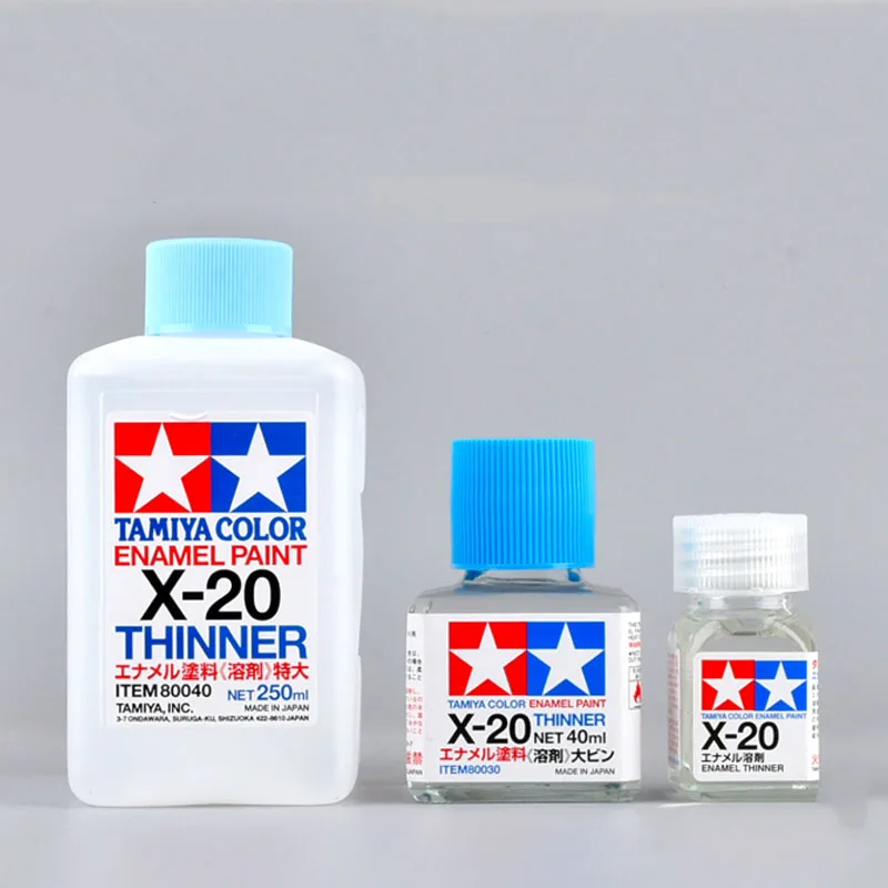 Tamiya X20 Enamel Paint Color Leveling Thinner Coating Remover For DIY Military Plane Tank Figure Doll Handicraft Model Kit Tool