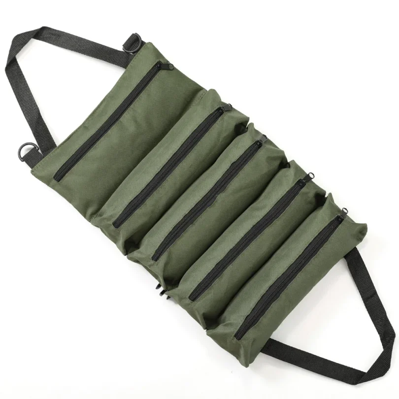Multipurpose Oxford Fabric Tool Organizer Bag - Foldable Storage Pouch for Woodworking  Automotive Repair Electricians