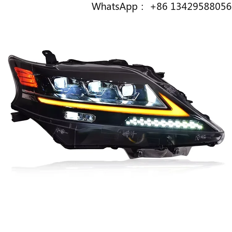 

Для Lexus RX фара в сборе, 12 В, новые светодиодные линзы, 4000 люмен, 6000 К, динамические DRL, последовательные указатели поворота Plug and Play