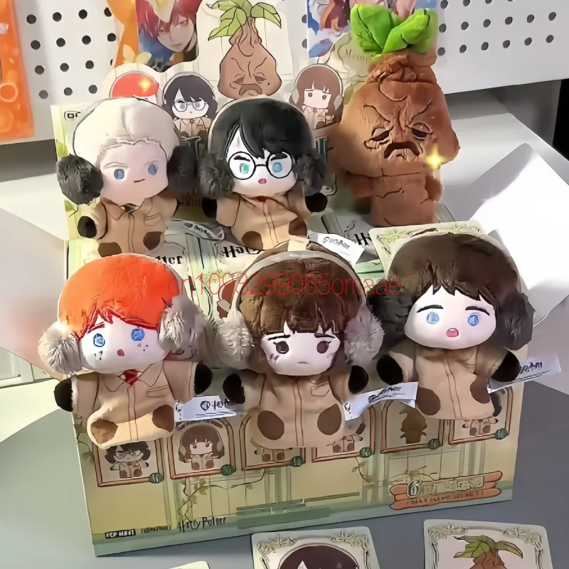 Pop Mart Auténtico Harry Potter Serie Herbología Caja Sorpresa Peluche de Dedo Caja Misteriosa Coleccionable Muñecos de Peluche de Hermione
