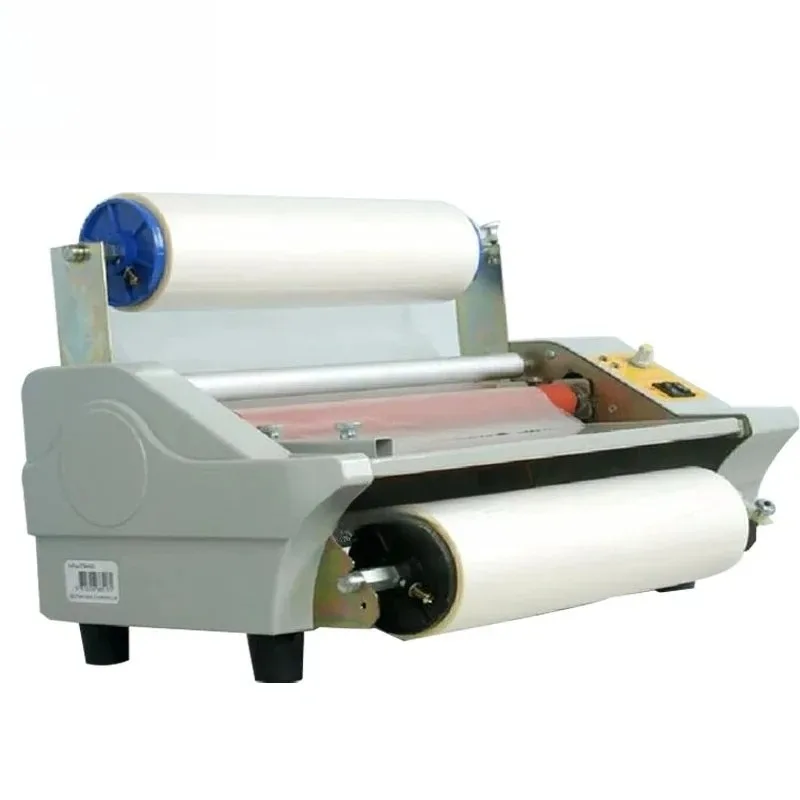 A3 paper laminating machine cold roll laminator Four Rollers laminating machine worker card office file FM360 laminator110v/220v