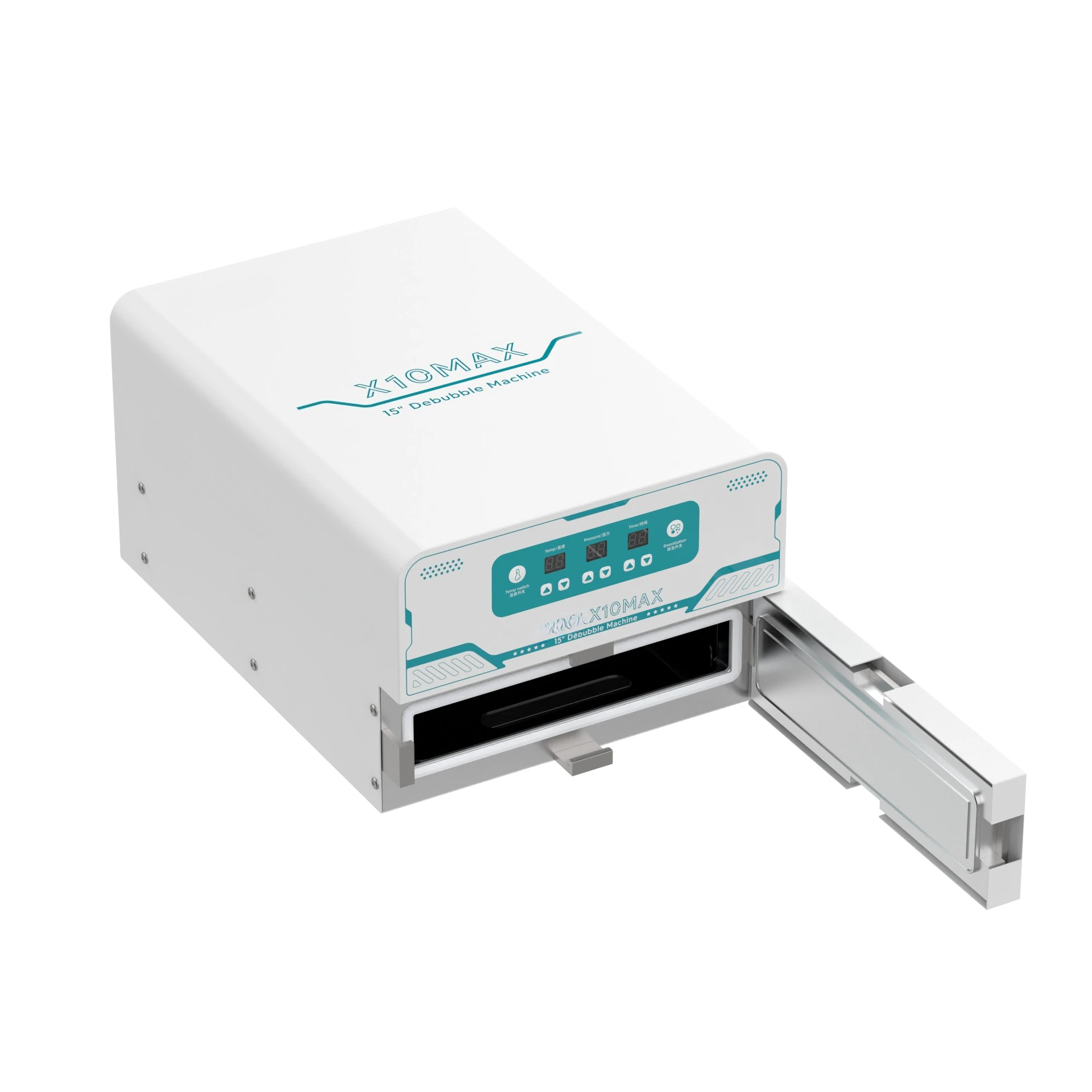 X10 MAX Screen Debubble Machine With  Built-in Vacuum Pump Defoamer for Large Size Screen Debubbler up to 15inch