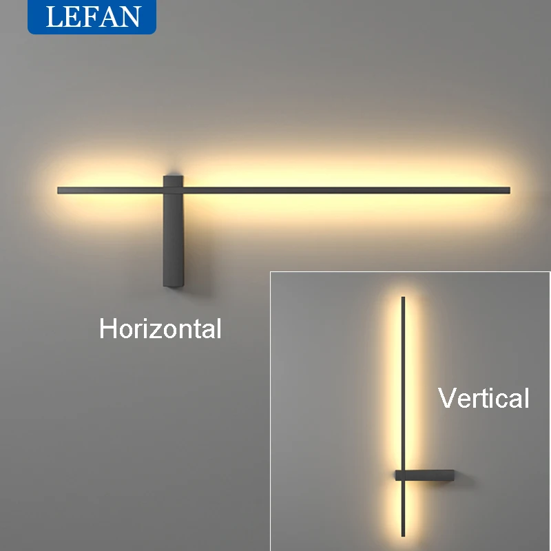 Modern Aluminum Outdoor Wall Sconce, IP54 Waterproof Wall Light for Porch, Patio, Bedroom and Living Room