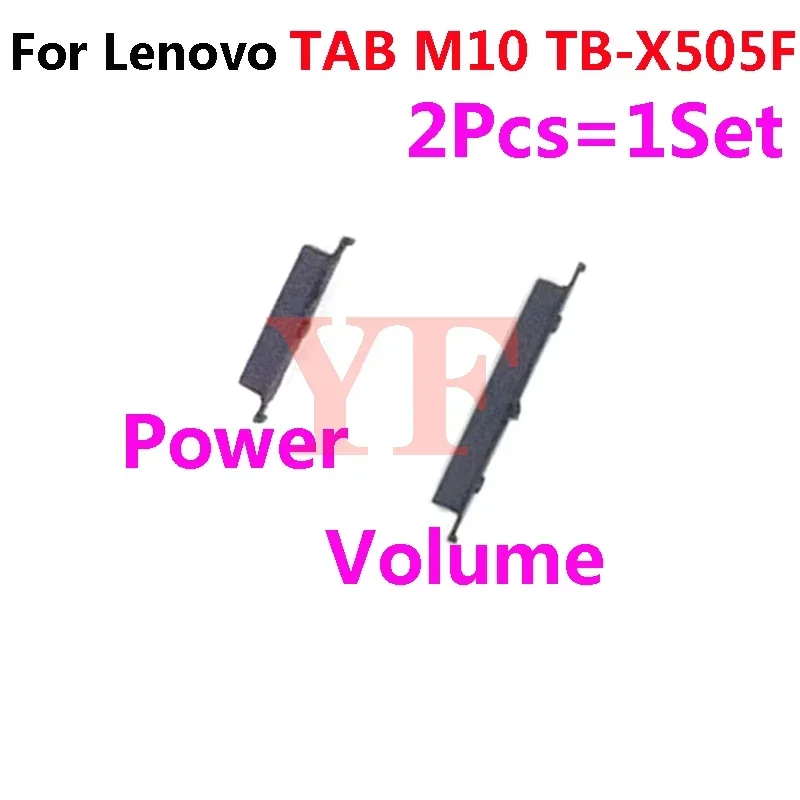 Power Volume Button For Lenovo Tab M10 TB-X505F TB X505M TB-X505L X505 Power ON OFF Volume Up Down Side Button Key