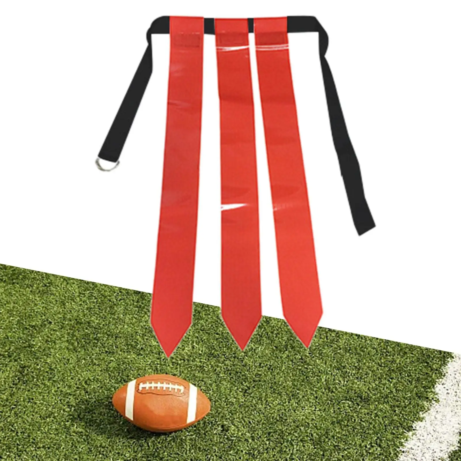 Flag Football Belt Waist Belt American Football Waist Flag Rugby Flag Belt for Kids