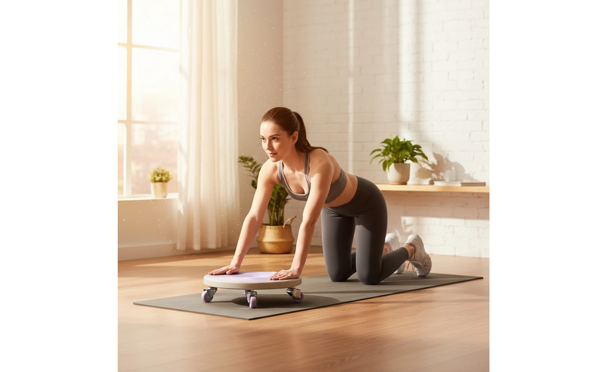 Abdominal Exercise Slider Board Compact Ab Roller Board Fitness Equipment Stable Beginner-Friendly for Beginners, Home Gym Abdominal Exercise Slider Board Compact Ab Roller Board Fitness Equipment Stable Beginner-Friendly for Beginners, Home Gym