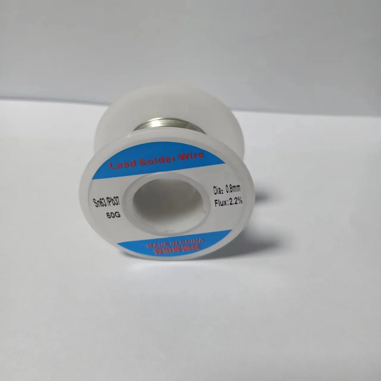 

50g/coil with lead tin wire Sn63Pb37 flux 2.2% solder wire 0.8mm