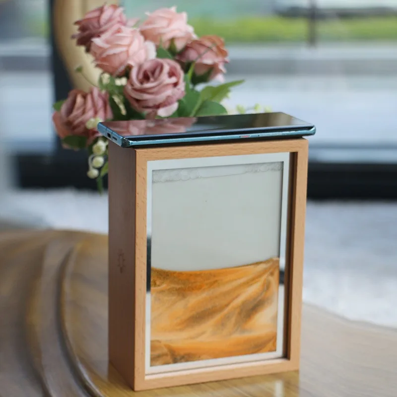 퀵샌드 무선 조명 그림 삼단 조절 침실 거실 책상 장식품