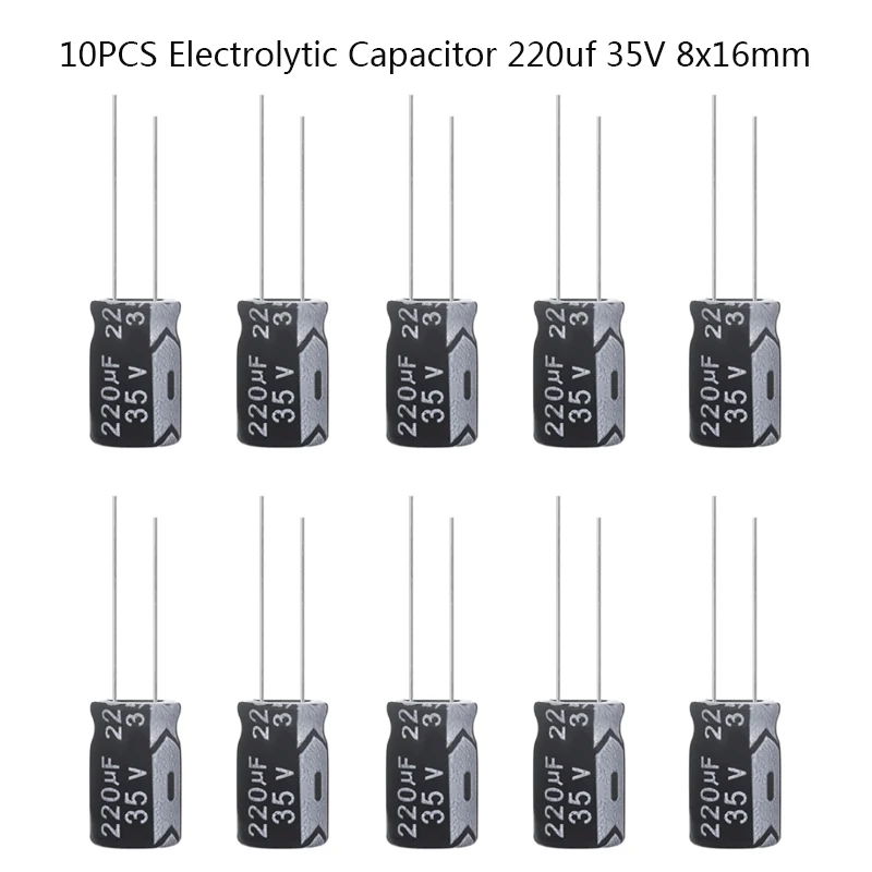 10PCS Kondensator elektrolityczny do naprawy sprzętu AGD Sprzęt komunikacyjny