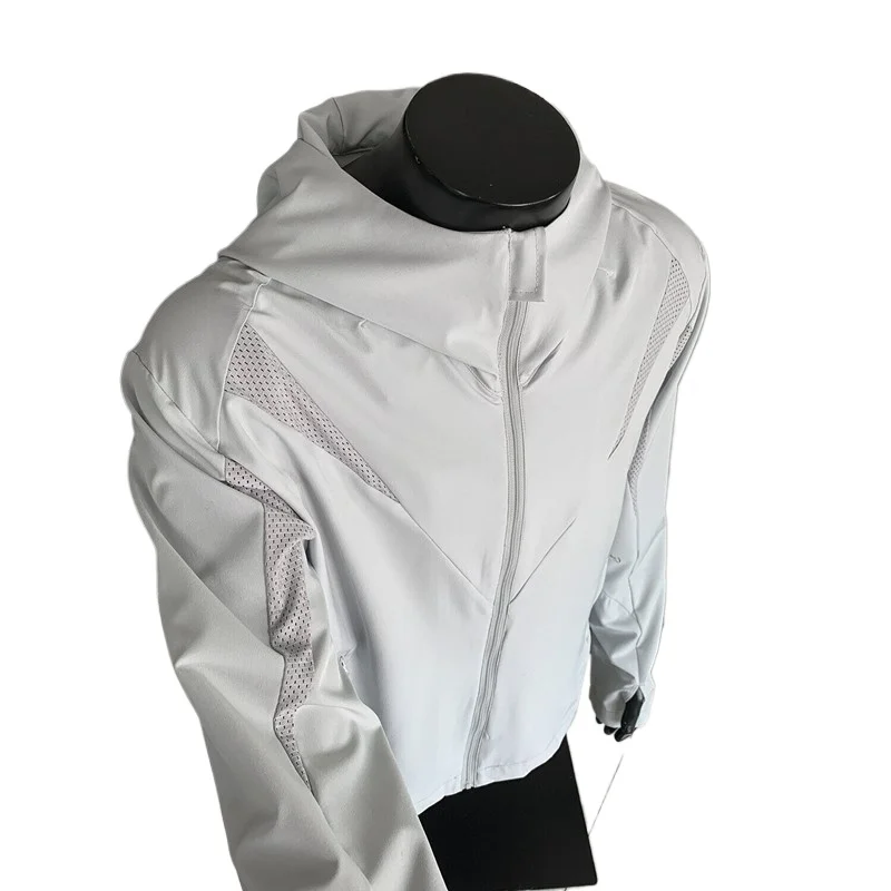 

Новая летняя мужская модная солнцезащитная толстовка с капюшоном и тонкая легкая солнцезащитная куртка без капюшона, мужская солнцезащитная одежда