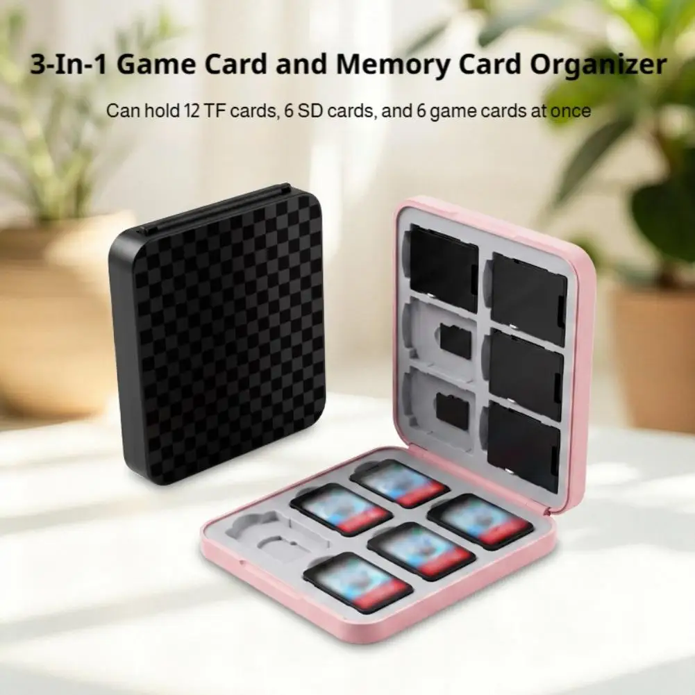 Magnetic Silicone Three In One Card Box Multifunctional Storage For NS Gaming Card SD Card TF Card Travel Protection Storage Box - view 3