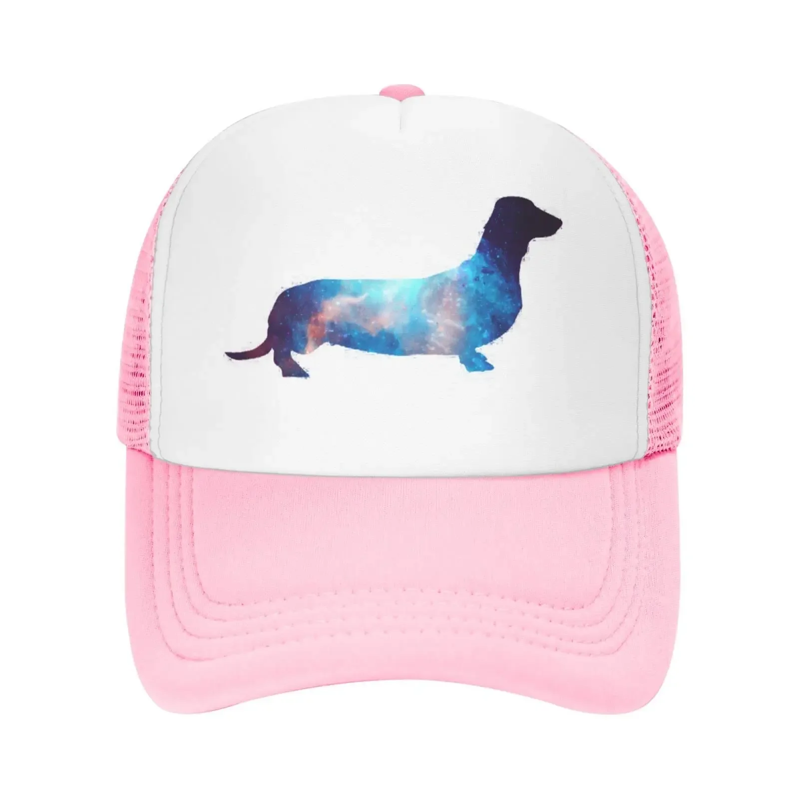 Dachshund Doxen Weiner Dog Hats Mesh Cap for Men Women Adjustable Trucker Hat Baseball Caps