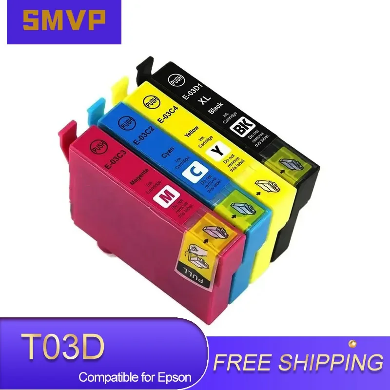 

T03D T03C T03D1 T03C2 T03C3 T03C4 Цветной совместимый картридж премиум-класса InkJet для принтера Epson Workforce Pro Wf-2861