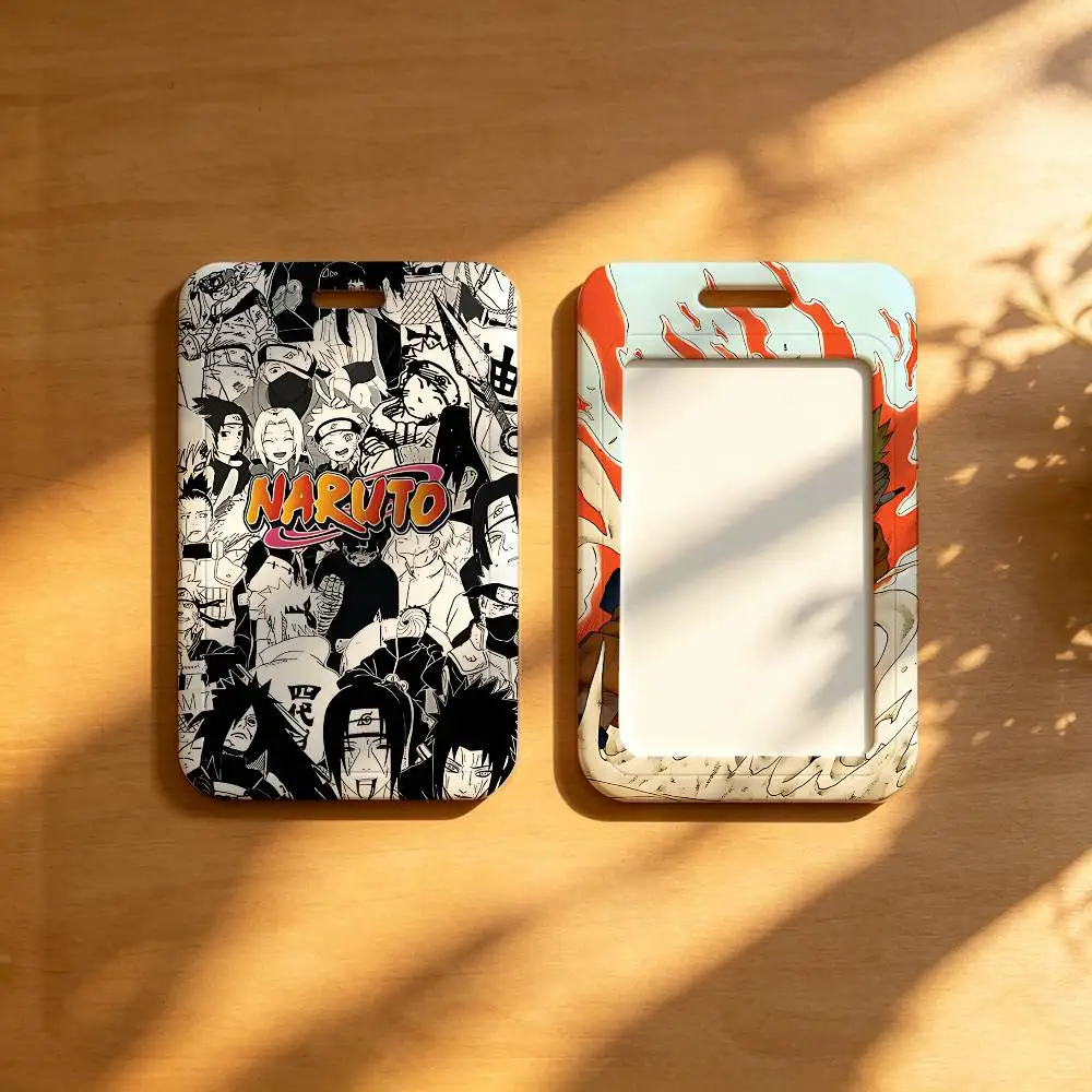 Classic Anime-N-naruto-S Cool NFC Contactless Sliding Card Sleeve For Student Cards, Bus Cards, ID Cards, And Work Permits