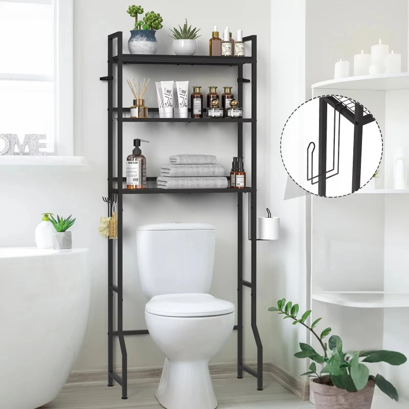 

Toilet storage rack, above bathroom, toilet storage rack, bathroom shelf
