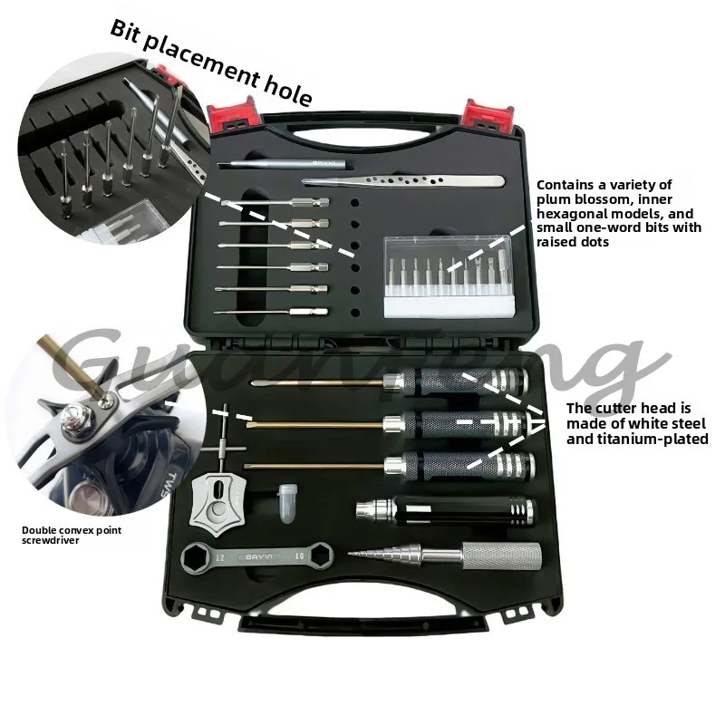 Water Drop Wheel Drum Wheel Spinning Wheel Wrench Bearing Ejector Rod Crochet Maintenance Modification Disassembly Tool