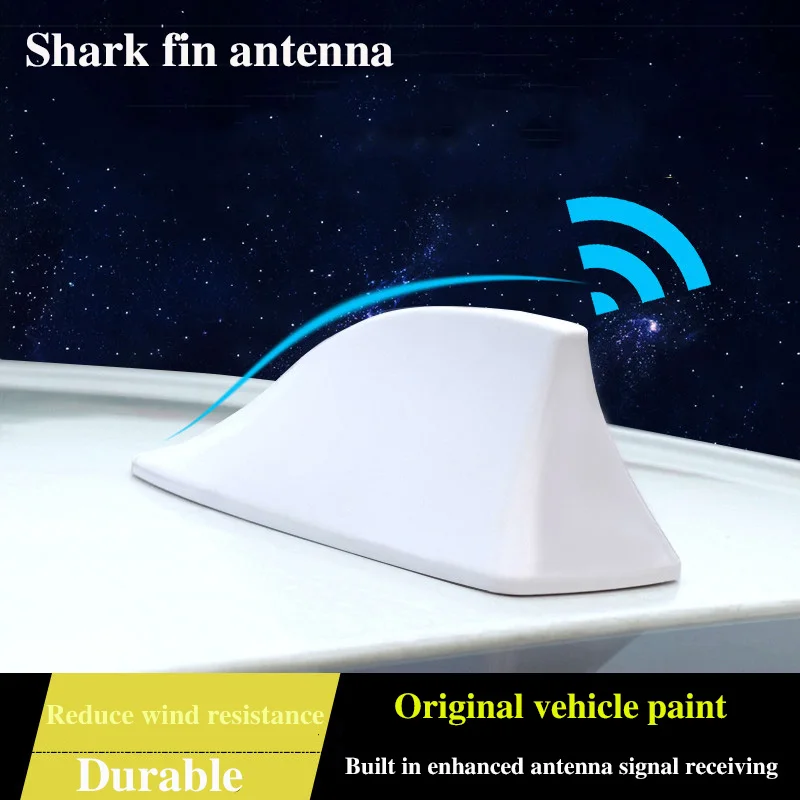 Per Audi A1 Car Shark Fin Antenna segnale FM Super antenne amplificatore amplificatore di segnale impermeabile auto FM/AM Radio antenne