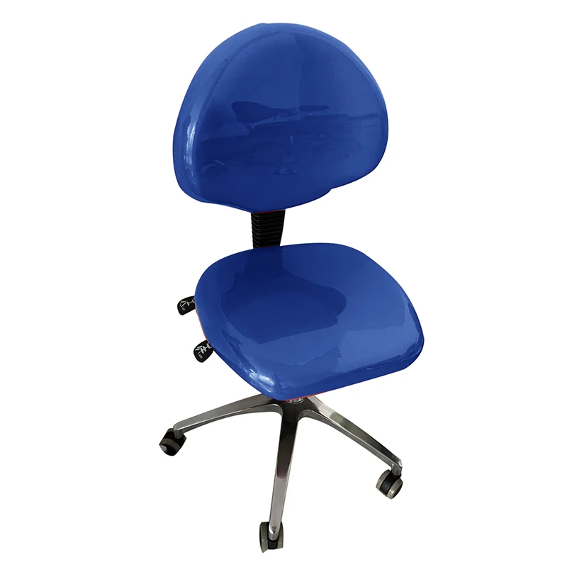 LK-A43 Luxury Backrest Ergonomic Dental Doctor Assistant Saddle Chairs Dentist Stool