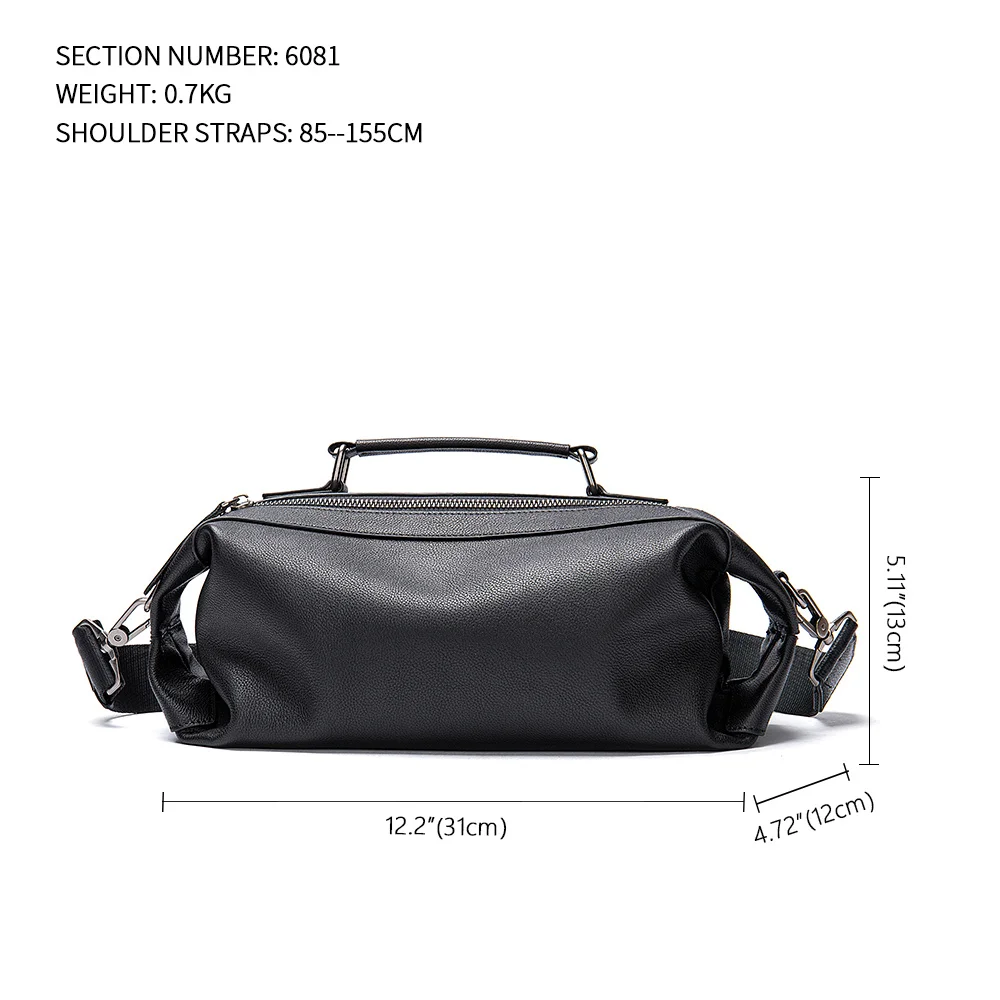 Bolsa mensageiro de couro para homens, Sac Bandouliere, bolsa masculina fofa, bolsa Uomo Tracolla De Hombro