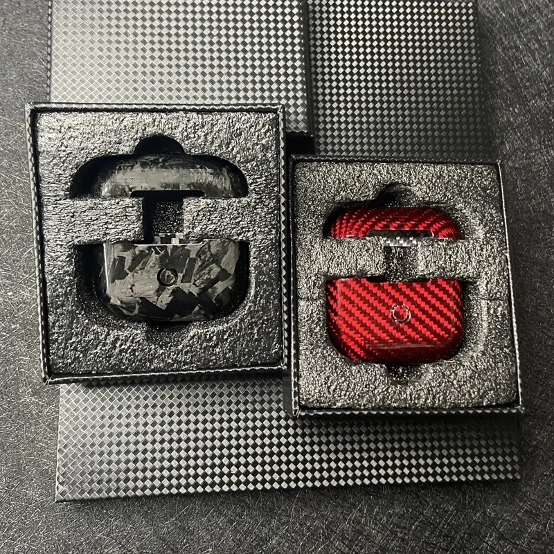 Obudowa słuchawek z prawdziwego włókna węglowego ACC dla nowego AirPods Pro 2 USB-C, ultracienkie etui ochronne, AirPodsPro2, AirPods3