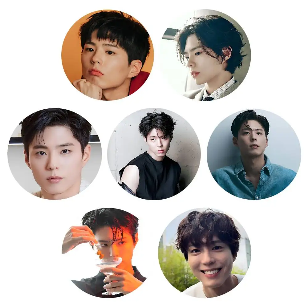 South Korean Actor Park Bo Gum Badges Round Badge Tinplate Coin Brooch Clothing Backpack Accessories Lapel Pin