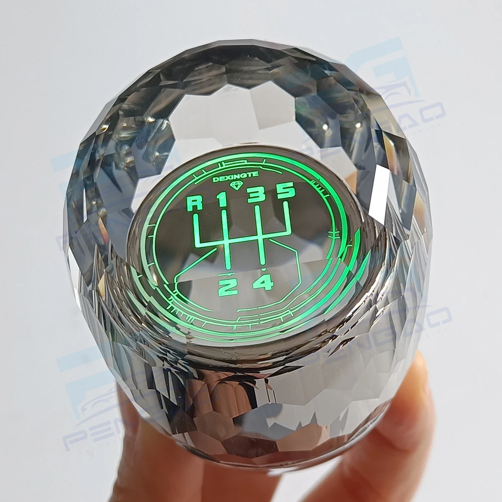 

LED colorful crystal For Kia FCRTE Freddy SOUL Rio 5 speed manual shift knob gear head gear lever car automobile transmission