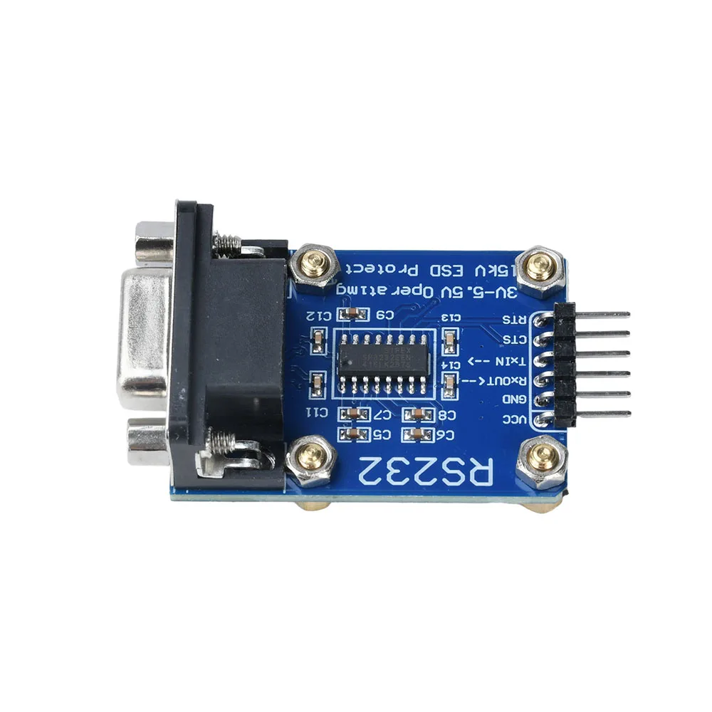 DC 3V-5,5V RS232 Turn To TTL UART Modul SP3232 Hardware Automatische Flow Control Modul mit ESD 6pin Kabel
