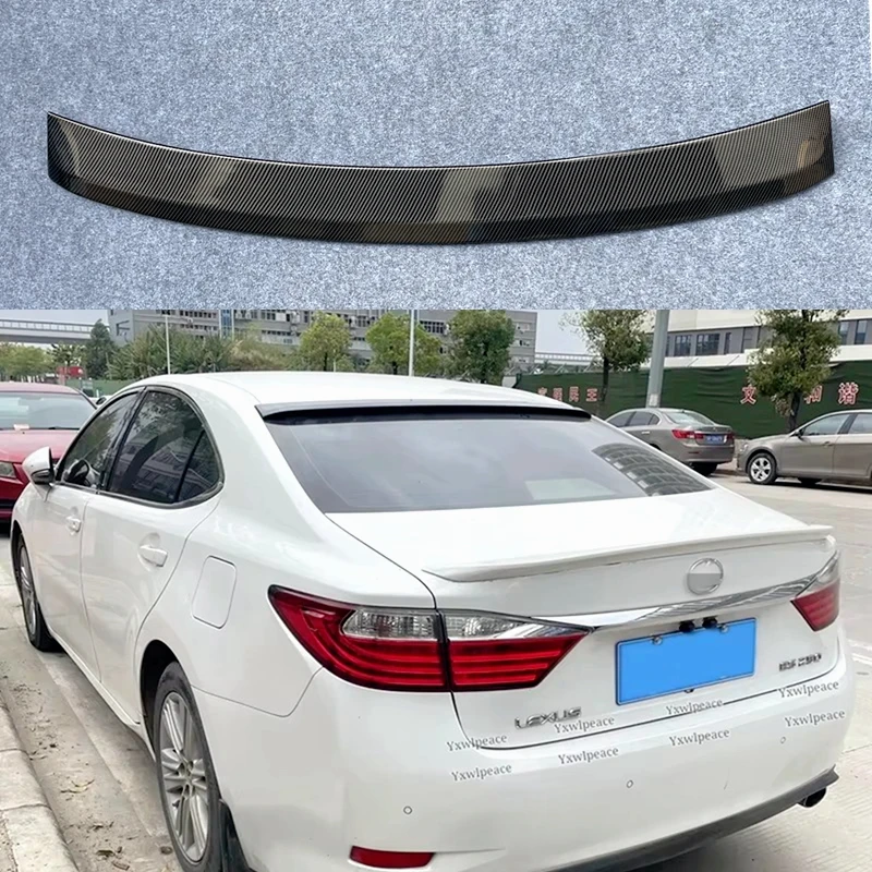 

For Lexus ES250 ES300 ES350 Spoiler 2013 -2017 ABS Material Primer Color Rear Window Roof Spoiler Wings Car Accessories