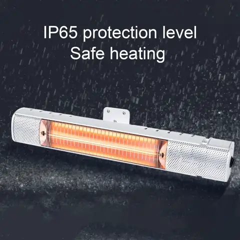 1500W इन्फ्रारेड आउटडोर इलेक्ट्रिक स्पेस हीटर दीवार पर लगने वाला वाटरप्रूफ आँगन हीटर इलेक्ट्रिक आउटडोर हीटर इलेक्ट्रिक आँगन हीटर 8 best sales हीटर की दीवार - №7