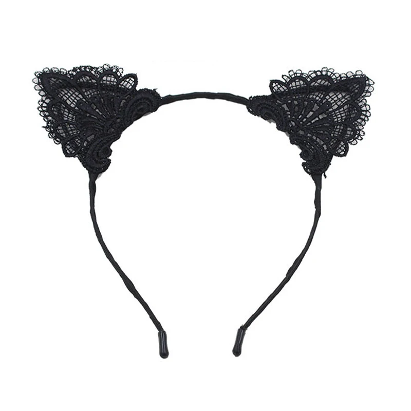 Bandeaux d'oreille de chat en dentelle et plumes pour femmes, Sexy, jeux pour adultes, cerceau, jouets érotiques, flirt, Bondage BDSM, jouets sexuels