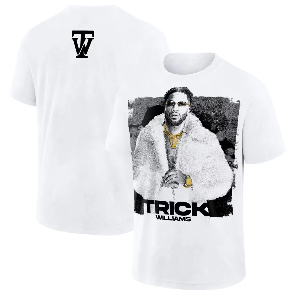 Men's Trick Williams Lemon Pepper Steppers T-Shirt 3D Print Wrestling Sports Quick Dry Short Sleeve Daily Casual T-Shirts 5XL