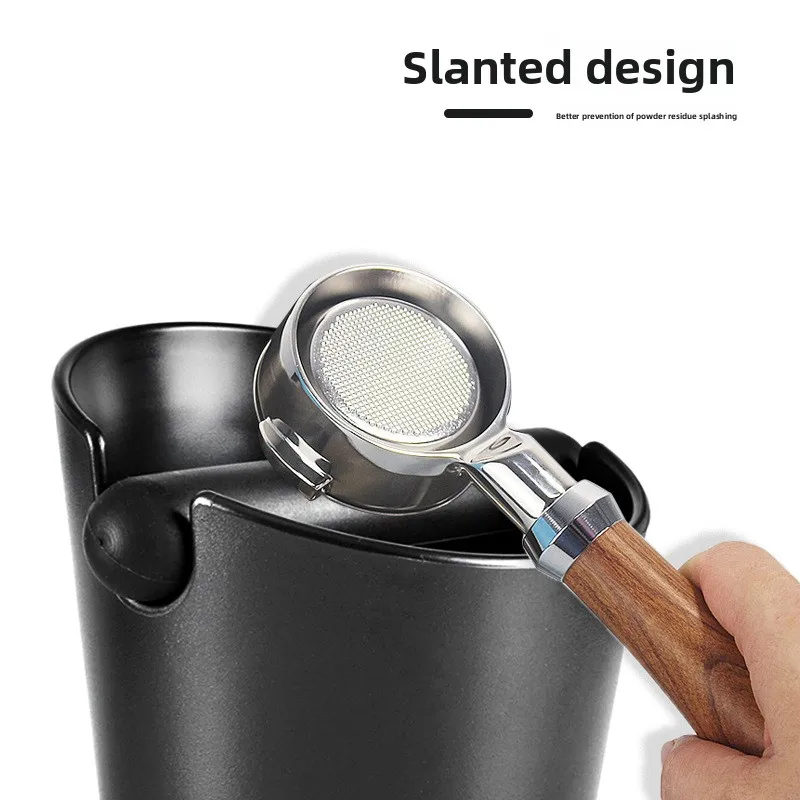 

Coffee Accessories Barista Box Knock Bucket for Breville Grind Espresso Tools Dump Cafe Bin Grounds Container Mill Machine Bar
