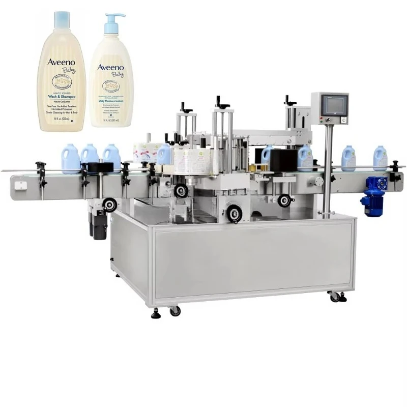 Customize Double Side Square Round Bottle Labeling Machine