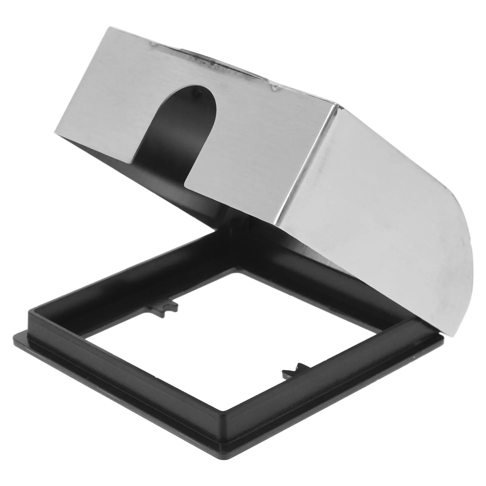 Interruptor tomada capa de chuva à prova dwaterproof água aço inoxidável caixa elétrica protetor tomada gabinete exterior receptáculo montagem na parede