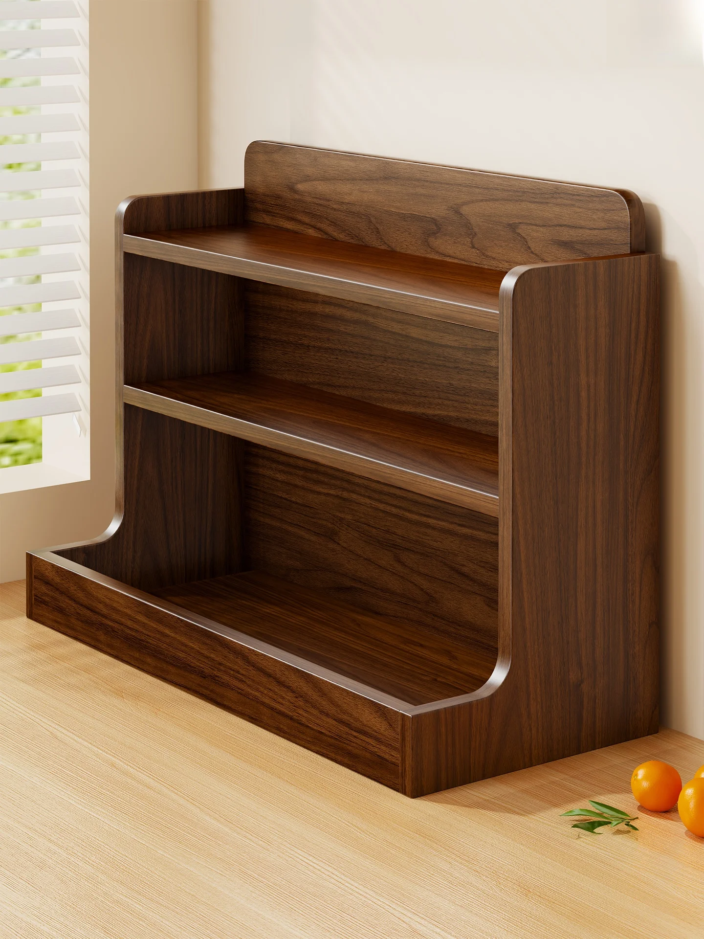 

Desktop Cup Holder Multi-Functional Storage Cabinet Wood Material Cup Ra for Office Desk Water Cup Coffee Cup Tea Set