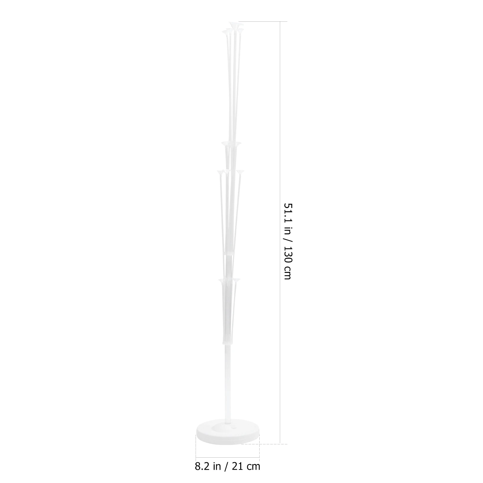 

2 set Balloon Floor Stand Decorative Balloon Display Shelf Balloons Fixing Rack For Party Wedding Birthday Graduation Scene