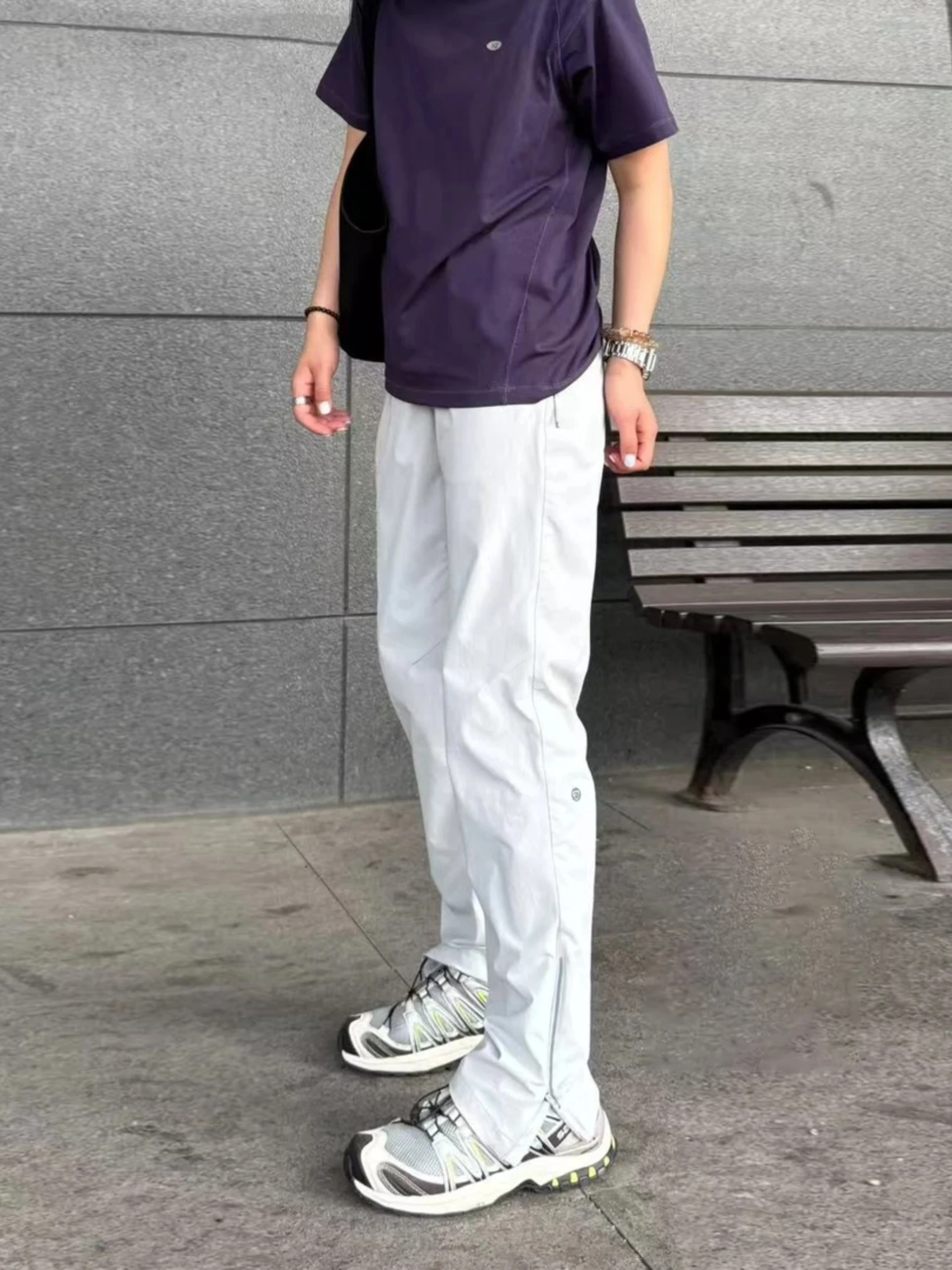 

Outdoor Climbing Sport High Elastic Ice Skin Men's Summer Qui Dry Versatile Slim Fit Casual Pants Straight Leg Loose Fit